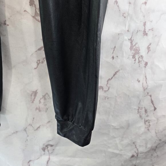 Commando Leggings Womens Small Faux Vegan Leather High Rise Skinny Crop - Picture 4 of 11